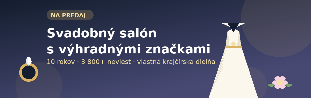 Svadobný salón na predaj – Trnavský kraj