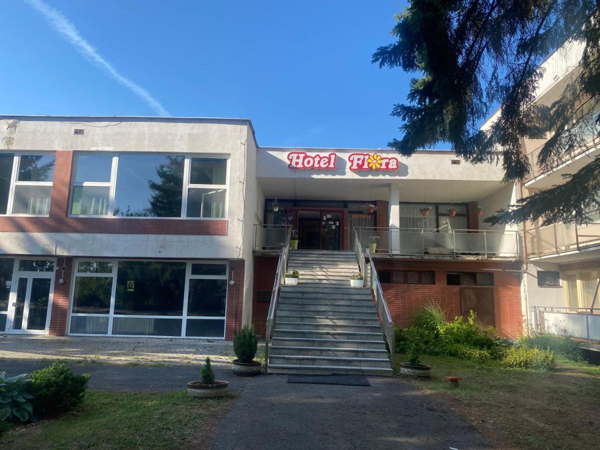 Hotel Flóra – vstup s recepciou, Dudince